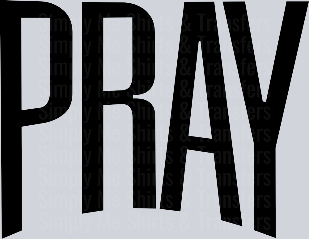 PRAY OVERSIZED BLACK