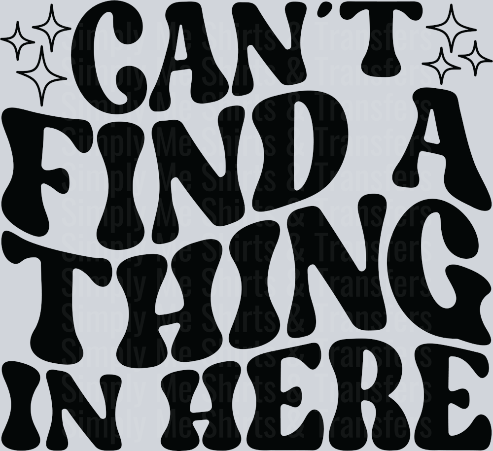 4-CanΓÇÖt find a thing in here