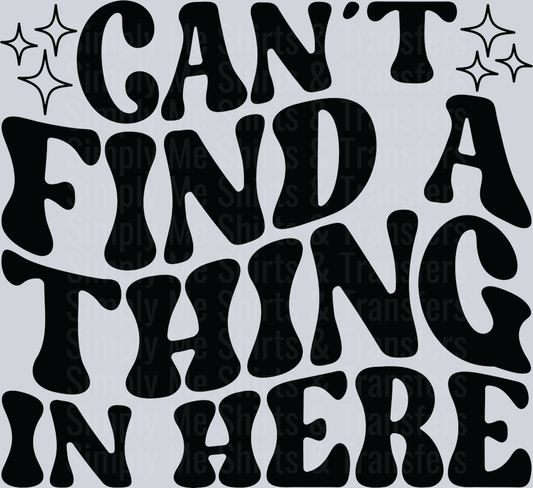 4-CanΓÇÖt find a thing in here