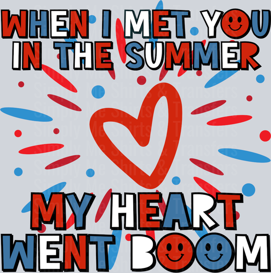 Met you in the summer