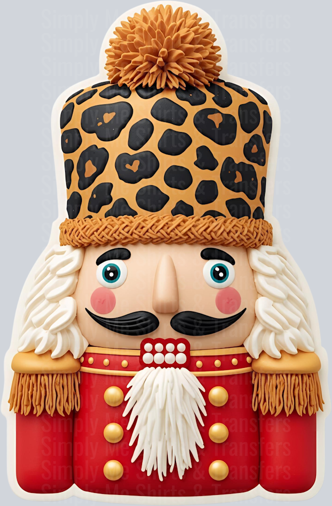 NUTCRACKER LEOPARD HAT FAUX DETAILED