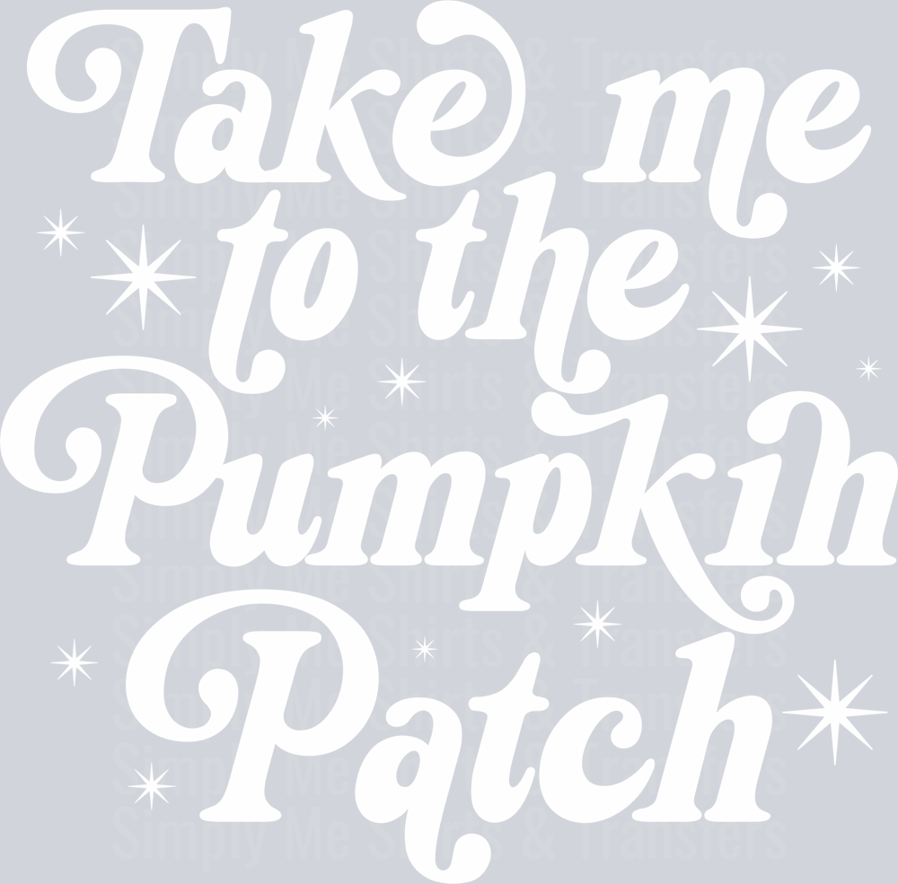 Take me to the pumpkin patch White