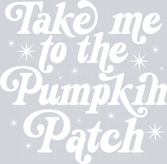 Take me to the pumpkin patch White