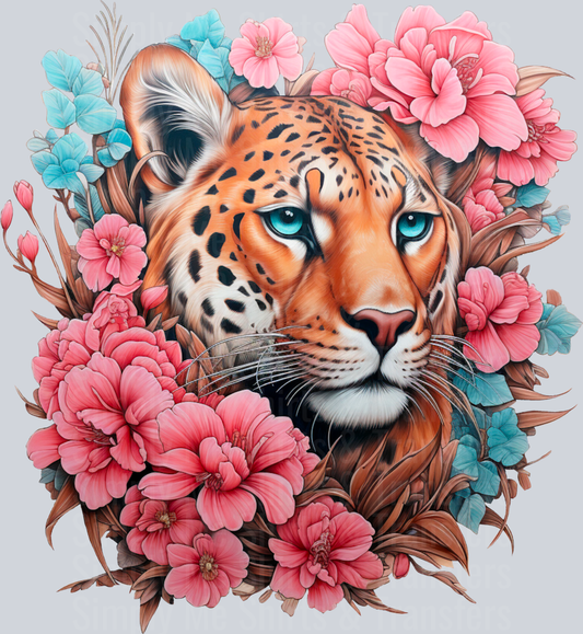 Floral-Cheetah