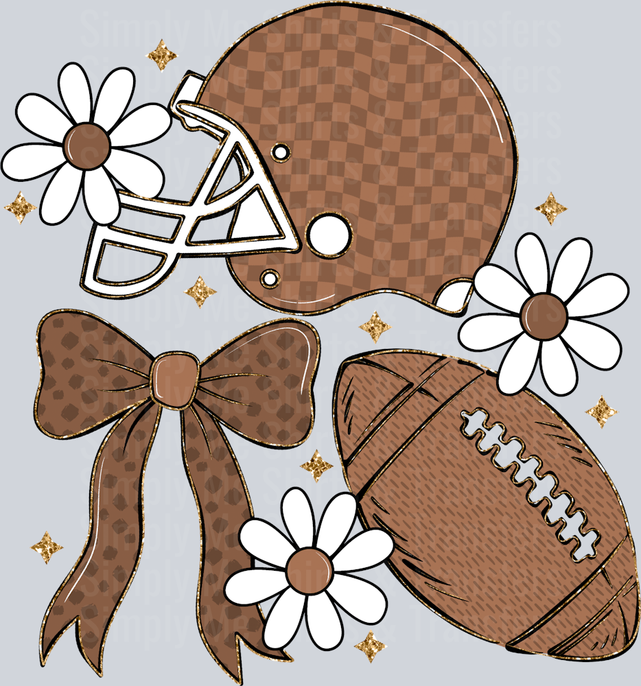 FOOTBALL BOW COLLAGE