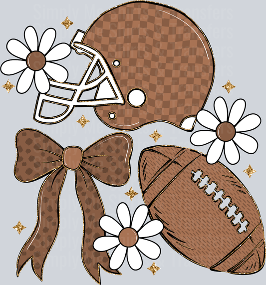 FOOTBALL BOW COLLAGE
