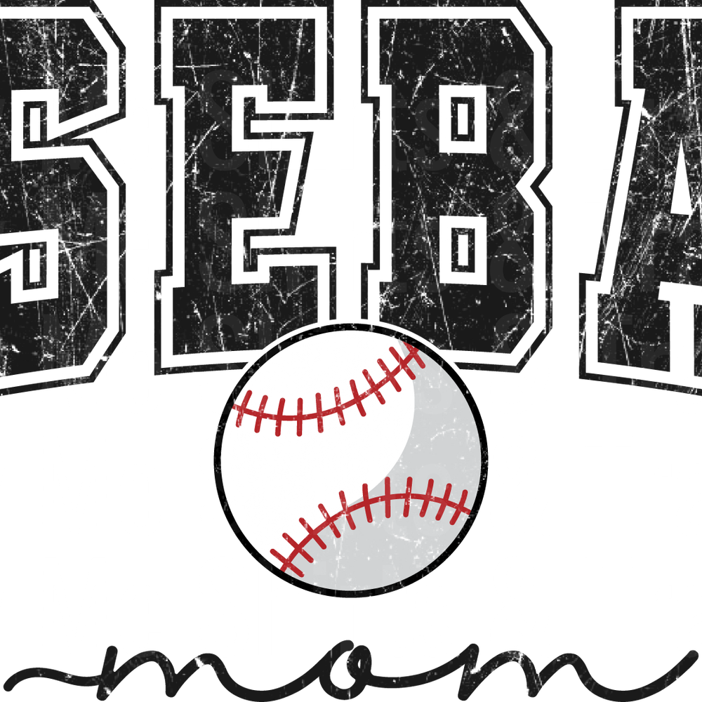 Baseball Mama PNG Baseball Mom SVG Retro