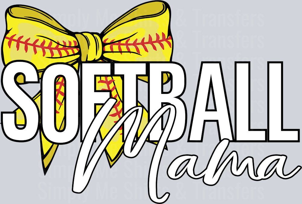 BOW SOFTBALL MAMA