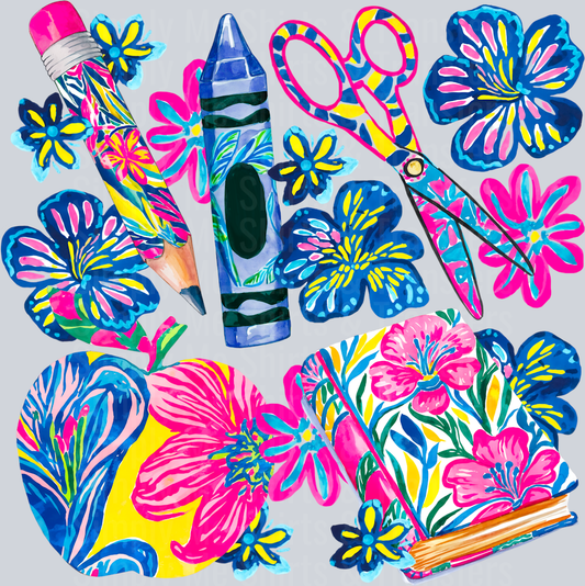 SchoolFloralCollage