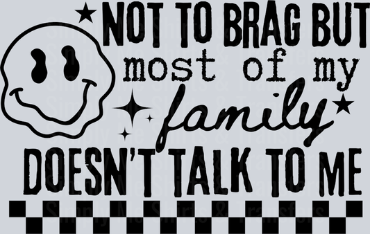 NOT TO BRAG FAMILY