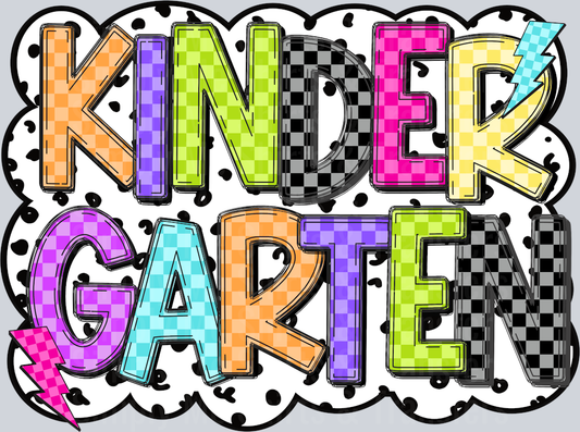 Kindergarten checkered