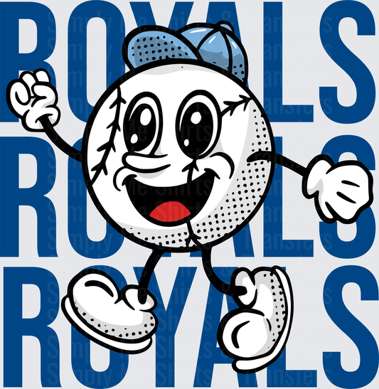 Kansas City Royals Baseball Mascot Sluggerrr Character