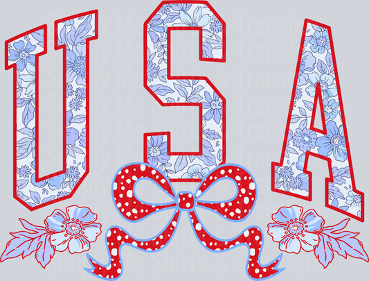 usa-bow-blue-flowers