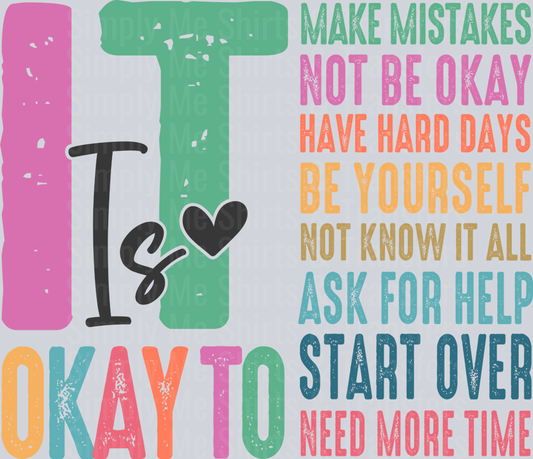 mental health it is ok to