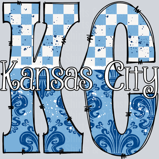 KC Blue Fluer de Lis