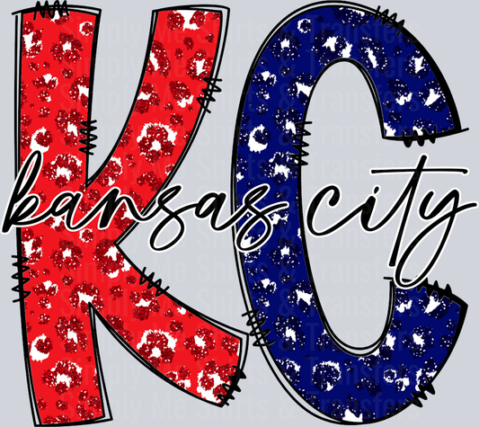 Kansas City Glitter Leopard