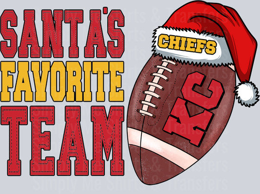 Santas Favorite Team