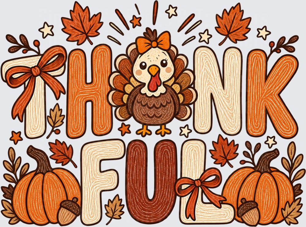 Thankful Cartoon Turkey