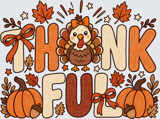 Thankful Cartoon Turkey