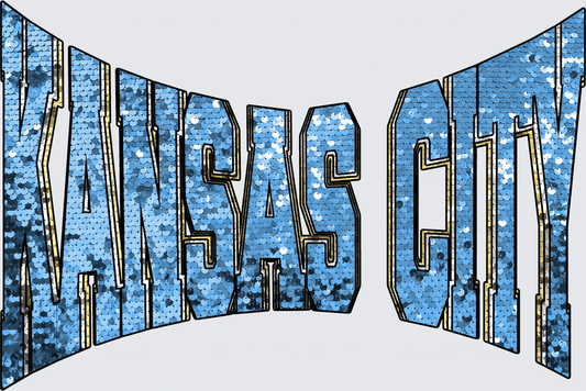 KC SEQUIN LT BLUE