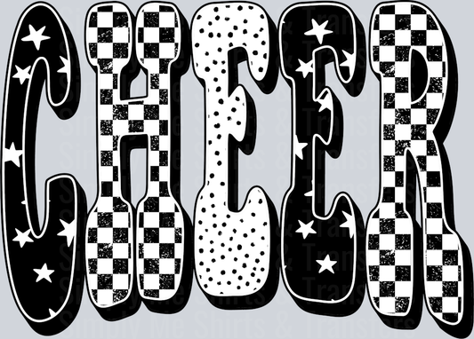 CHEER BLACK CHECKERED