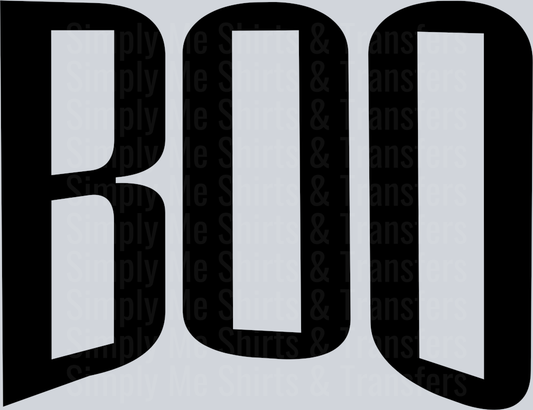 BOO OVERSIZED BLACK