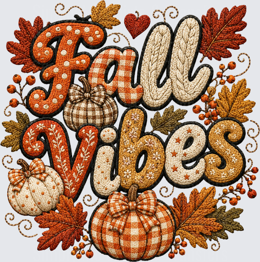 Fall Vibes Pumpkin Patchwork