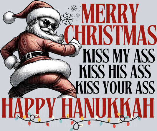 MERRY CHRISTMAS KISS MY ASS