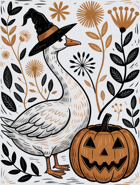 Fall Floral Goose