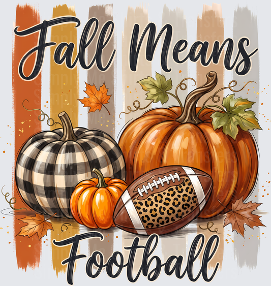 Striped Fall Means Football