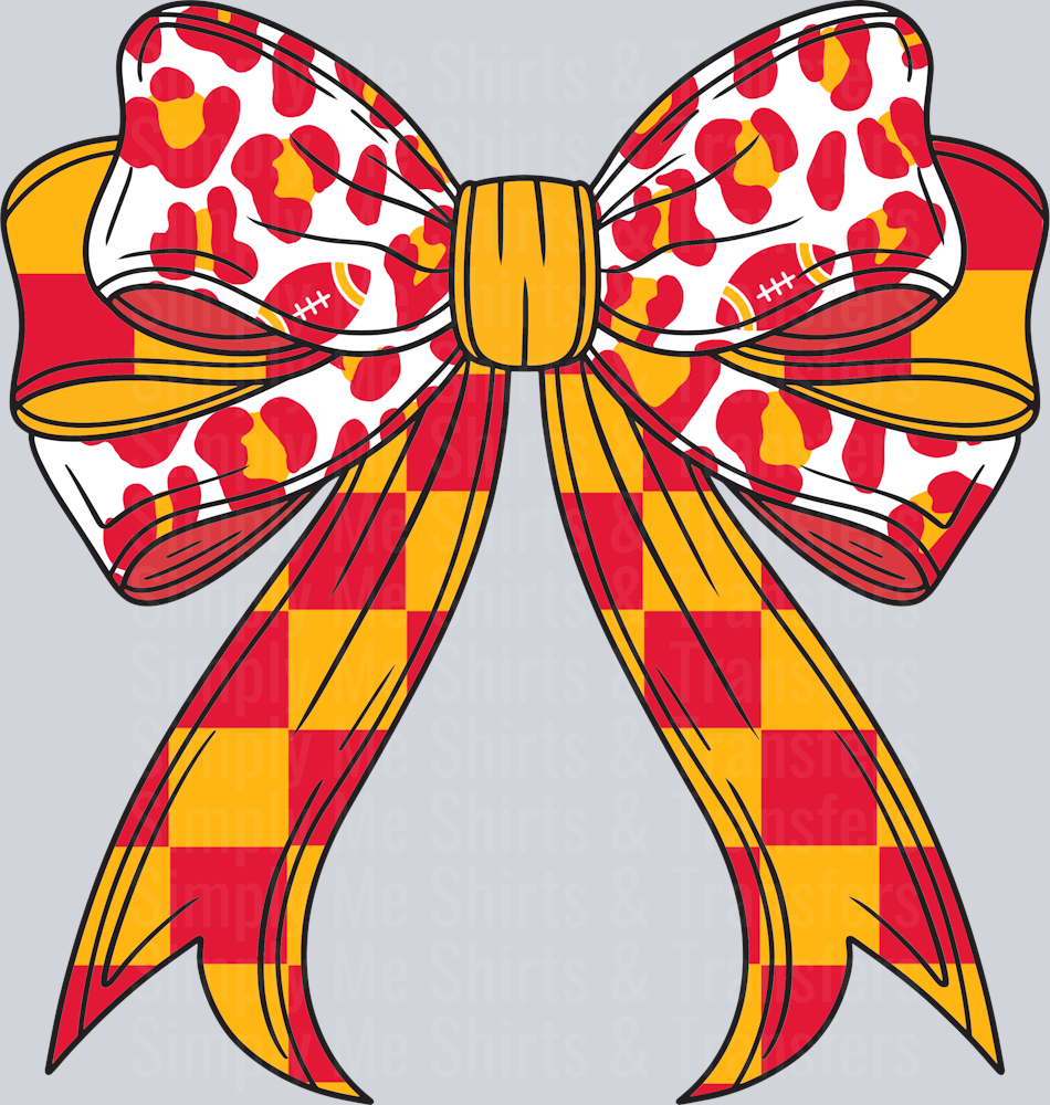 KC Football Bow