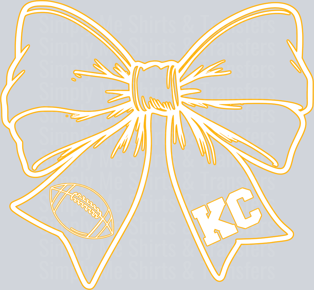 KC Football Bow 2