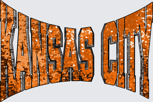 KC SEQUIN ORANGE