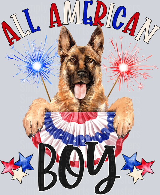 ALL AMERICAN BOY-GERMAN SHEPARD