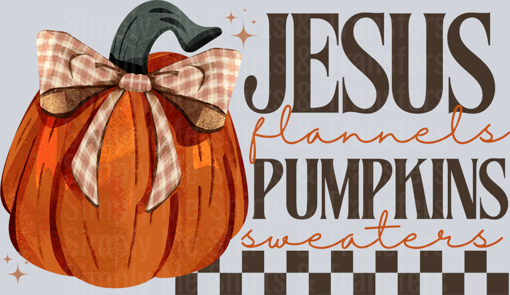 JESUS FLANNELS PUMPKINS SWEATERS