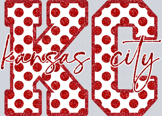KC GLITTER POLKA DOT
