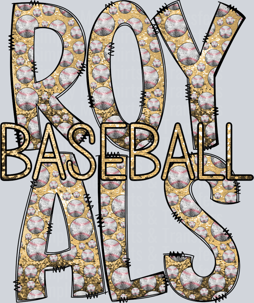 GOLD SEQUIN ROYALS