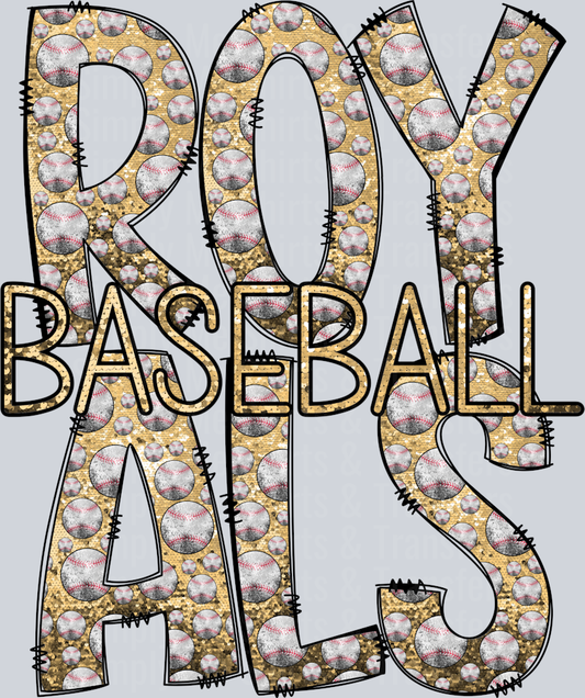 GOLD SEQUIN ROYALS