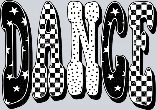 DANCE BLACK CHECKERED