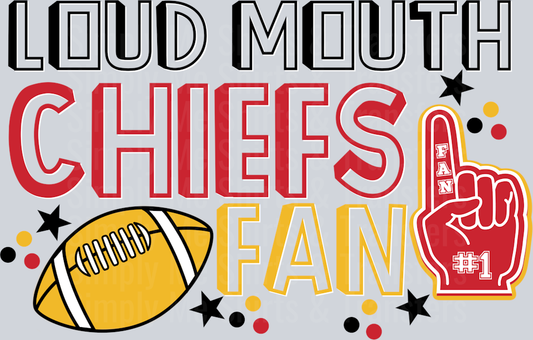 Chiefs Loud Mouth Fan