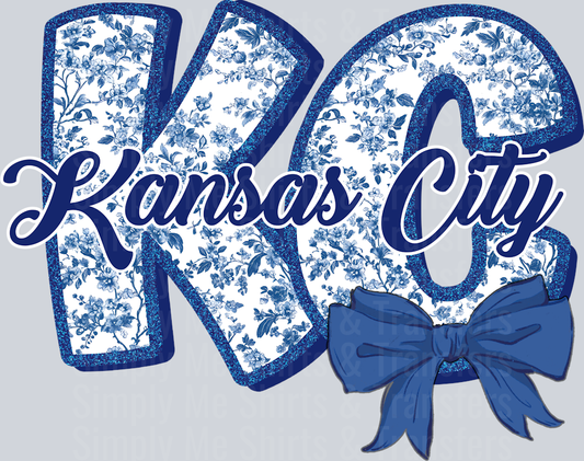 KC Blue Toile