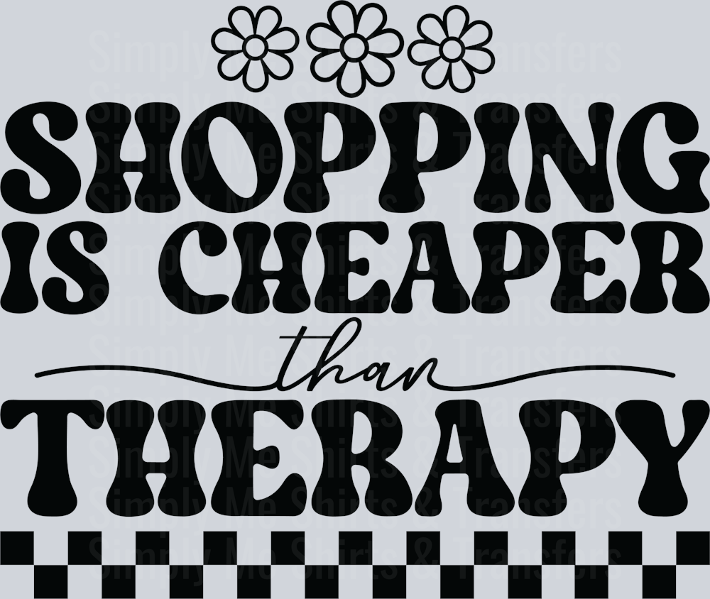 3-Shopping is cheaper than therapy