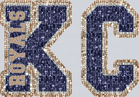 KC Disco Sparkle Blue