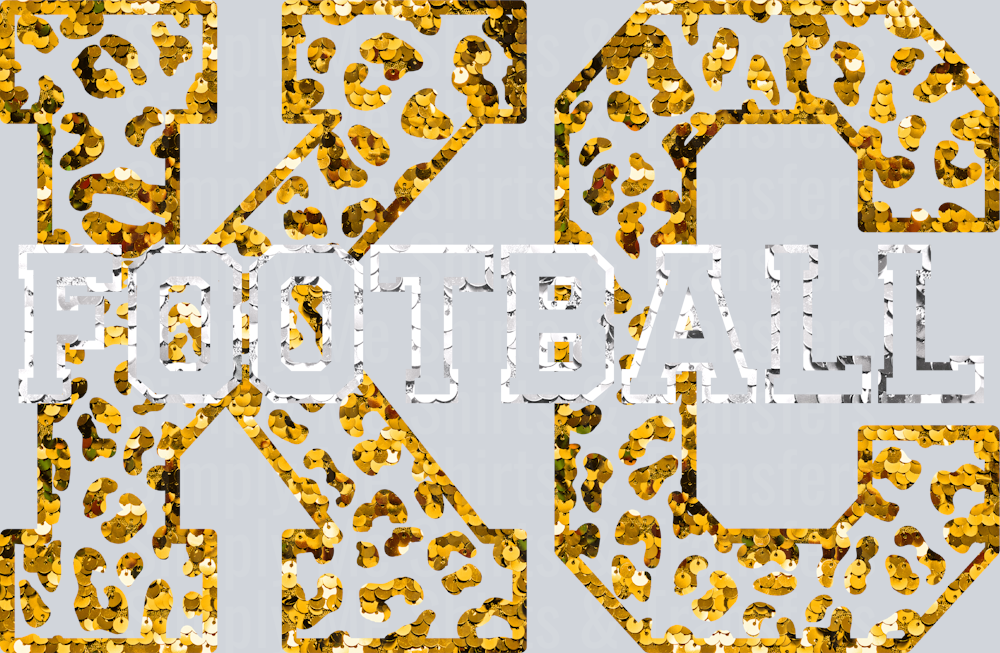 KC Leopard Sequin Gold