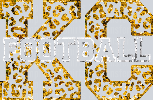 KC Leopard Sequin Gold