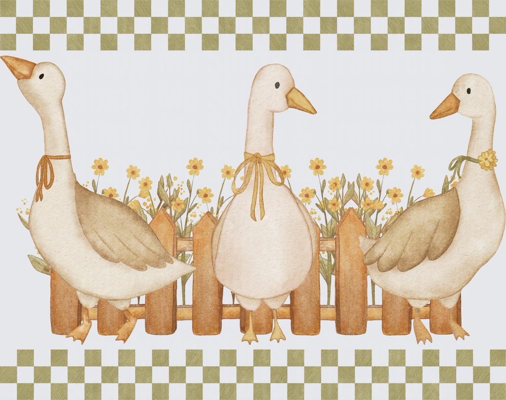 Watercolor goose