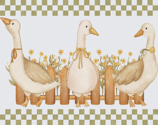 Watercolor goose