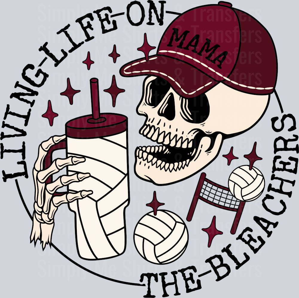 bleachers-volleyball-tumbler-mama-maroon