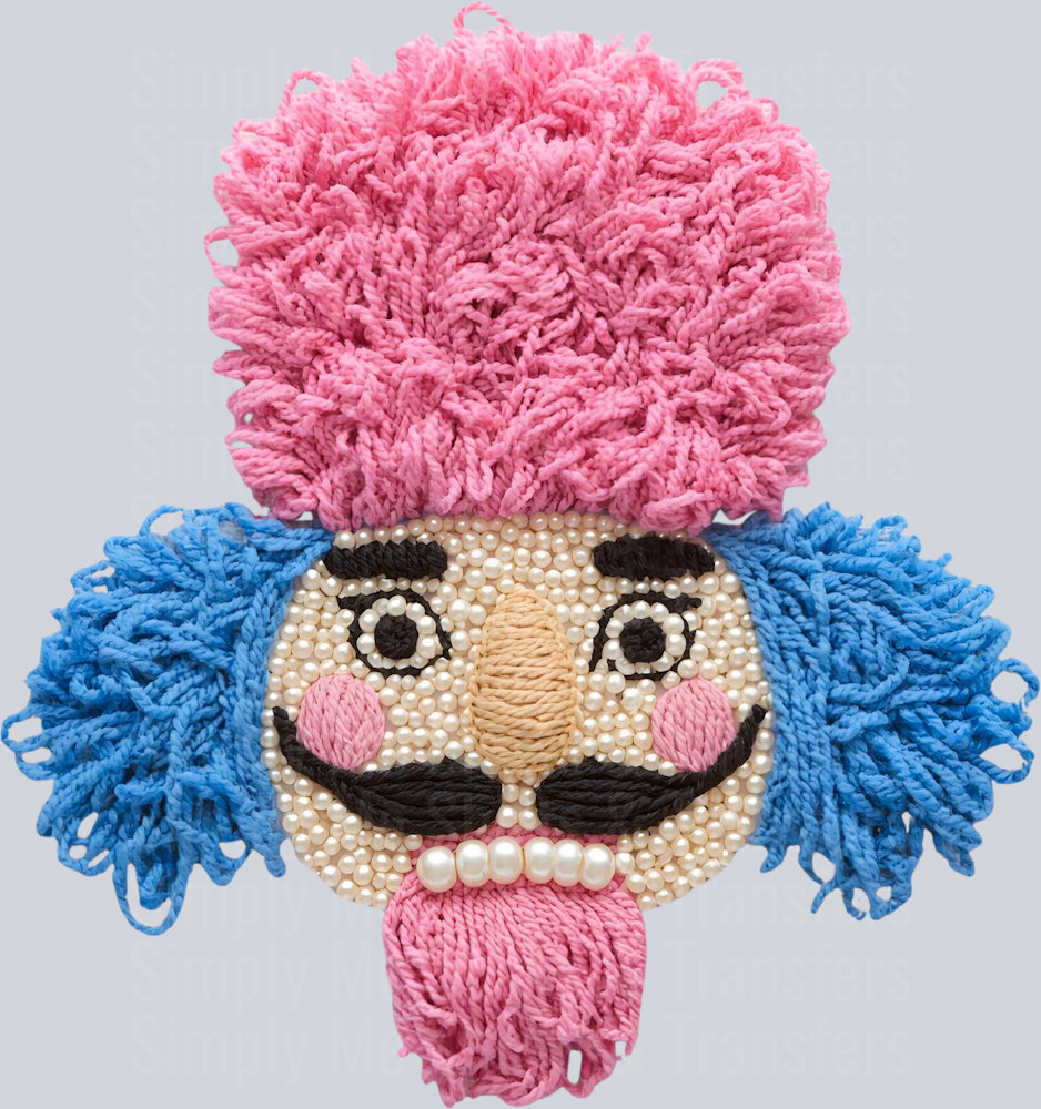 NUTCRACKER PINK BLUE PEARLS