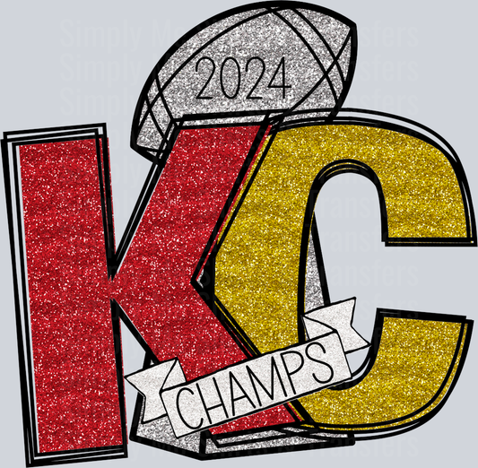 KC Champs 2024 Glitter